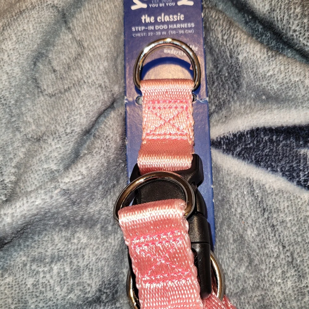 YOULY Adjustable Dog Harness, Light Pink, Large/X-Large NWT